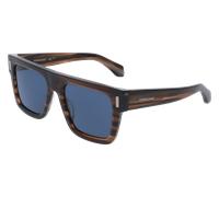 Ferragamo SF2063SE 216 Uomo Sunglasses Acetato Marrone Squadrata Normale