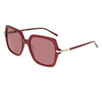 Ferragamo SF2076S 616 Woman Sunglasses Acetate Red Violet Squared Normal