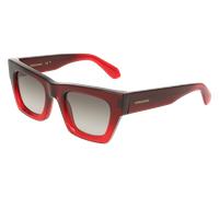 Ferragamo SF2105S 615 Woman Sunglasses Acetate Red Cat Eye Normal