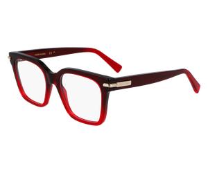 Ferragamo SF3009 615 Woman Optical frames Acetate Red Squared Normal