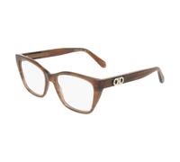 Ferragamo SF3074 Striped brown 54/17/150 WOMAN Eyewear Frame