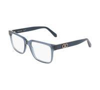 Ferragamo SF3075 Transparent blue 54/19/150 MAN Eyewear Frame