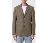 FERRAGAMO Single-breasted Linen Blend Blazer - Size: 48 - male