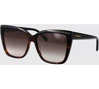 FERRAGAMO Sunglasses Woman color Black 1 - Size: 58 - female