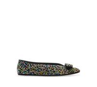 Ferragamo Vara leather ballerina shoes - Black 7C