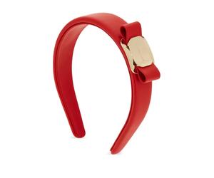 Ferragamo vara plate bow headband - Red One Size