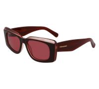 Ferragamo Woman SF1079SN 211 Sunglasses Acetate Brown Squared Normal Normal