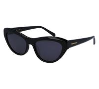 Ferragamo Woman SF1103S 001 Sunglasses Acetate Black Grey Cat Eye Normal Normal