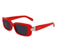 Ferragamo Woman SF1105S 600 Sunglasses Acetate Red Grey Squared Normal Normal