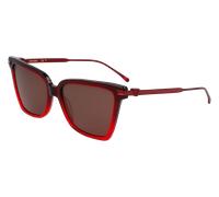 Ferragamo Woman SF2036S 615 Sunglasses Acetate Red Butterfly Normal