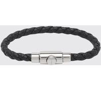 FERRAGAMO Woven Calfskin Leather Bracelet with Snap Buckle Closure - Size: OS - male