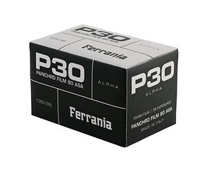 FERRANIA P30 ALPHA, Black and White Negative Film, 80 ISO, 35 mm, 36 Exposures