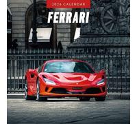 Ferrari - 2026 Square Wall Calendar - by Red Robin Publishing