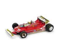 Ferrari 312 T5 J. Scheckter 1980 #1 Monaco GP + Driver 1:43 Model R576CH BRUMM
