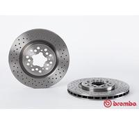Brembo Rear Single Vented Brake Disc 09.7267.50 - Fits Ferrari