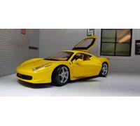 Ferrari 458 Italia F142 2009 Red Burago Diecast Scale Model Car 26003 1:24