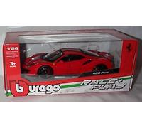 Ferrari 488 Pista in Red 1:24 Scale Diecast burago New in Box 26026