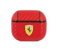Ferrari Case FESA3CARE On Track Polyurethane Carbon Red - AirPods 3