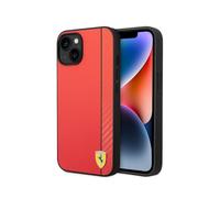 Ferrari Case for iPhone 14 Plus Design Elegant Carbon Effect, Red /