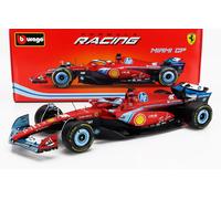 FERRARI F1 SF-24 LECLERC MIAMI GP 2024 1:18 SCALE BURAGO 18-16815-L-MIAMI