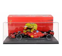 FERRARI F1 SF23 #44 TEST FIORANO 2025 HAMILTON WITH 1/18 DISPLAY CASE BURAGO ...