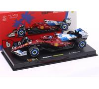 Ferrari F1 SF25 #16 LECLERC GP MIAMI VET+ DRIVER Burago 1/43 18-36852-L-MIAMI
