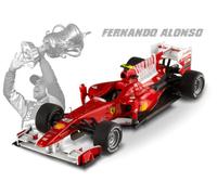 Ferrari F10 Fernando Alonso 2010 Bahrain GP 1:43 Model T6266 HOT WHEELS