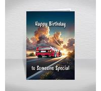 Ferrari F40 Birthday Card to Someone Special - Italian Twin-Turbo Supercar “F40” for Exotic Car Fans & 80s Collectors: to Someone Special Birthday Card (Size A5)