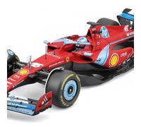 FERRARI F1 SF-24 LECLERC MIAMI GP 2024 1:18 SCALE BURAGO 18-16815-L-MIAMI