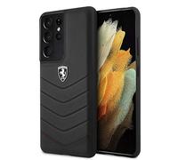 Ferrari, hardcase Off Track Quilted Case for FEHQUHCS21LBK, S21 Ultra G998, Black