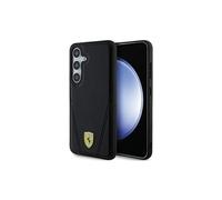 Ferrari Hot Stamp V Lines with MagSafe Hard Case for Galaxy S24 Black