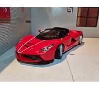 Ferrari LaFerrari Aperta Red 70th Limited 1:24 Diecast Scale Model Burago Car