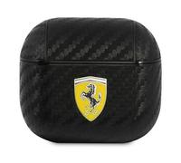 Ferrari Case FESA3CABK On Track Polyurethane Carbon Black - AirPods 3