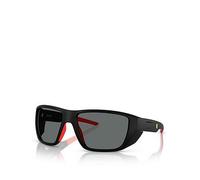 Ferrari Scuderia Man FZ6012U 504/81 Sunglasses Injected Black Grey Squared Polarized