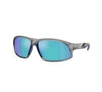 Ferrari Scuderia Man FZ6016U 524/25 Sunglasses Injected Grey Blue Geometric Mirrored