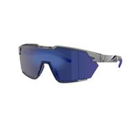 Ferrari Scuderia Man FZ6018U 524/87 Sunglasses Injected Grey Blue Geometric Mirrored