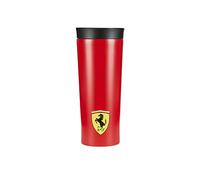 Ferrari Scuderia, Race Water Bottle, Brushed Steel, 460ml, Official Merchandise