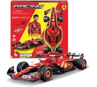 FERRARI SF-24 Formula 1 Assembly Kit 44 Pcs Leclerc 16 - 1/24 23Cm Bburago