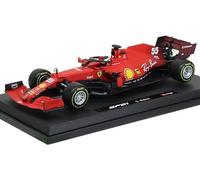 Ferrari Sf21 #55 Carlos Sainz Red Wheels 1:18 Model BBURAGO