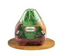Ferrarini Prosciutto Stagionato Dolce Riserva, Italian Cured Ham Without Bone, Traditional Deli Meat, Weight Between 5,5 Kg and 6,2 Kg