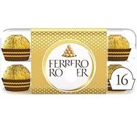 Ferraro Rochar Premium Boxed Chocolates - 16Pieces, 200g | Hazelnut & Milk Chocolate Pralines | Gift Box for Birthdays, Holidays, Thank You Gifts