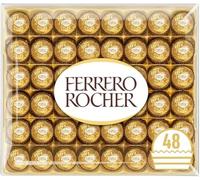 Ferraroo Rocher 48 Piece Chocolate Gift Box, 600g -Large Chocolate Box For Celebrations Birthdays - Milk Chocolate and Hazelnut Elegance for Festive Celebrations