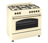 Ferre F9S50E7-CR-RETRO 90cm Dual Fuel Range Cooker With Double Turbo F