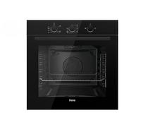 Ferre QGDMD 77DT1 CS - 60cm Built-in Gas Single Oven - 69L - Fan & Grill Function - Black