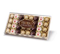 Ferrero Collection Chocolate Gift Set, Assorted Dark, Milk, Chocolate and Coconut and Almond, Box of 32 Pieces