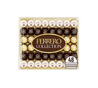 Ferrero Collection Chocolate Gift Set, Assorted Dark, Milk, Chocolate and Coconut, and Almond, Box of 48 Chocolates, 518 g