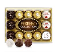 Ferrero Collection Christmas Chocolate Box, 15 Chocolates, 172g | Great Christmas Chocolate Gift, Raffaello, Ferrero Rocher and Rondnoir Chocolates Gift Box, Christmas Chocolates