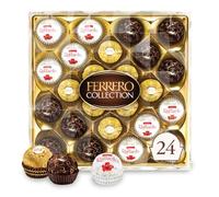 Ferrero Collection Diamond Gift Box, 24 Piece | Assorted chocolates in a box with dark chocolate, milk chocolate and coconut flavors for snacking