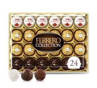 Ferrero Collection Pralines Chocolates Gift box, Chocolate Hamper, Gifts for Christmas, Coconut Raffaello and Dark Chocolate Rondnoir, Box of 24 Pcs 269.4g