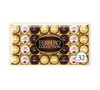 Ferrero Collection Pralines, Christmas, Chocolate Gift, Gifts for Women and Men, Assorted Rocher, Coconut Raffaello and Dark Chocolate Rondnoir, Box of 32 (359g)